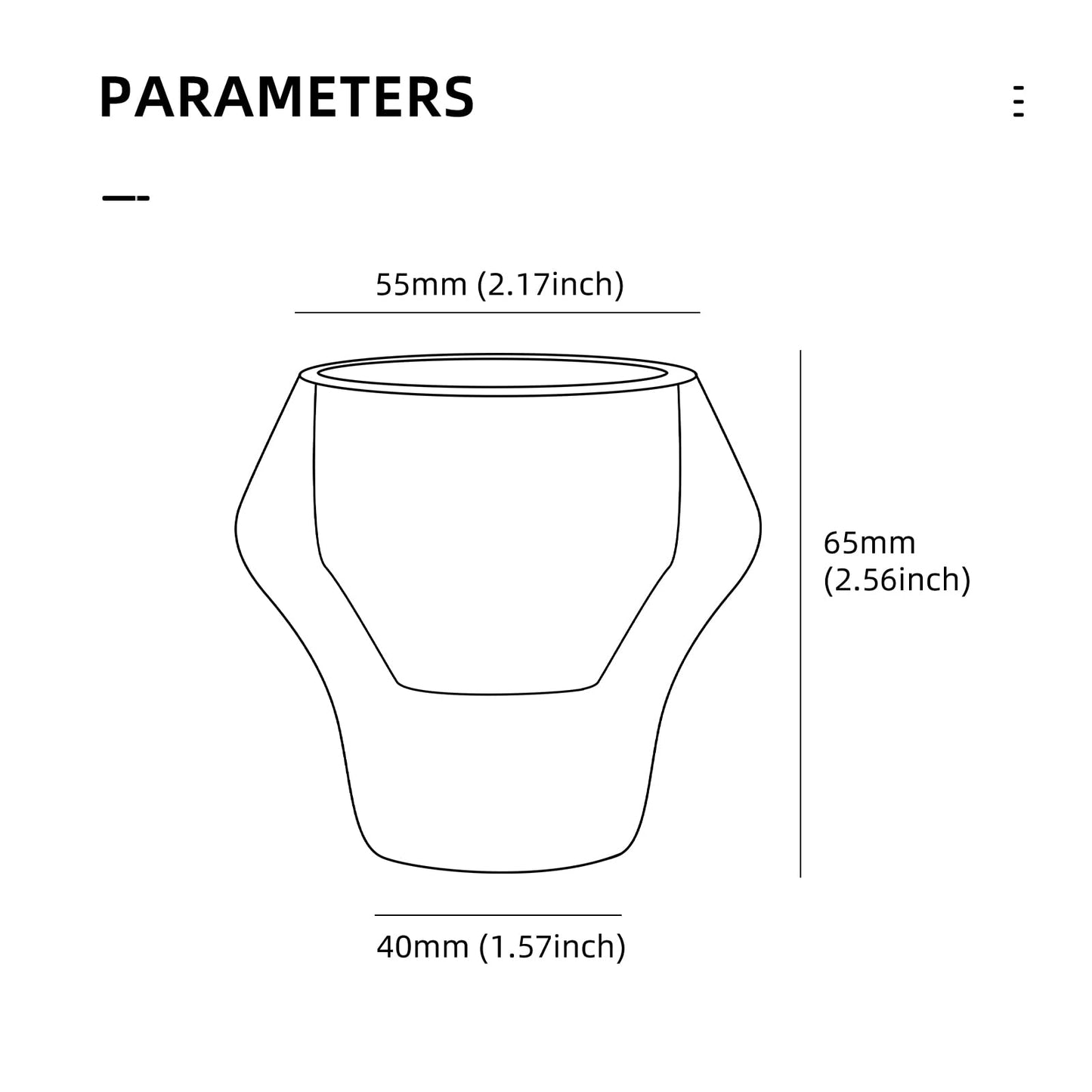 MHW-3BOMBER Double-Wall Glass Espresso Cups (Set of 2) – G5058