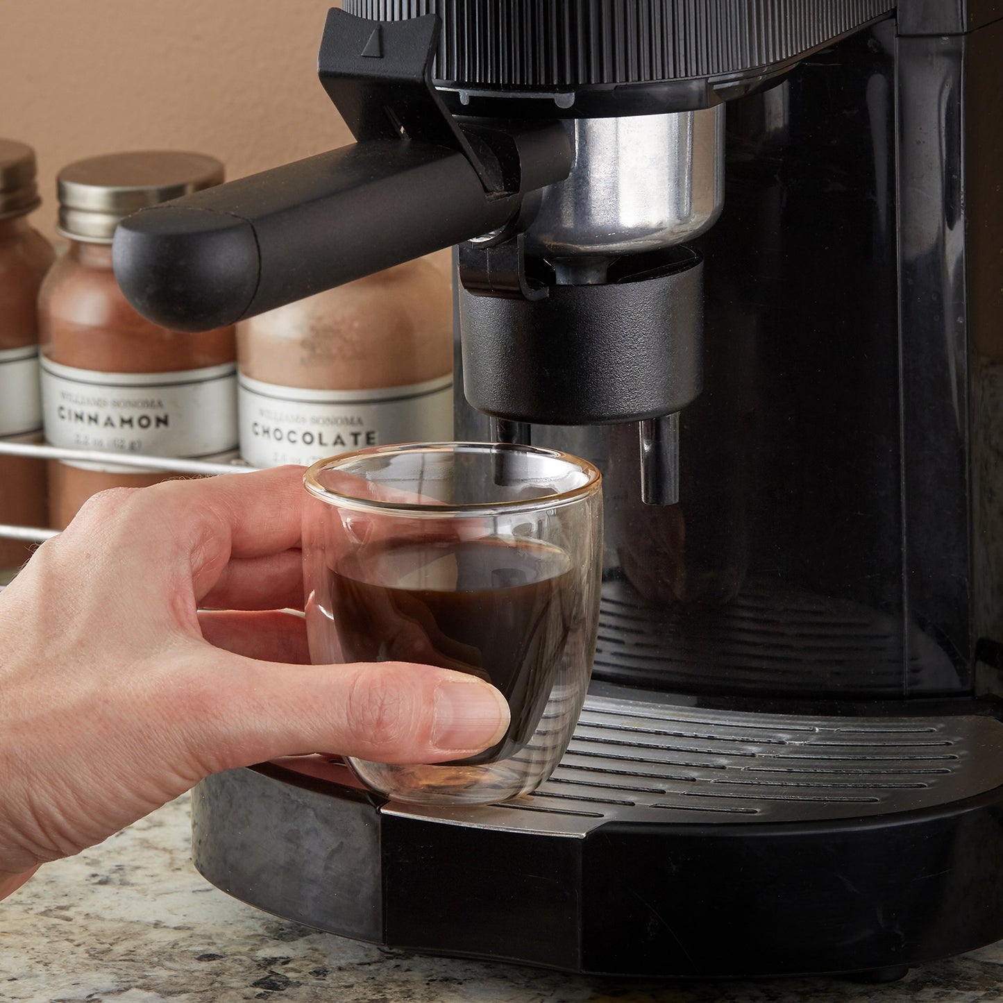 Evaryl Double-Wall Glass Espresso Cups, 2.7 oz (Set of 4)
